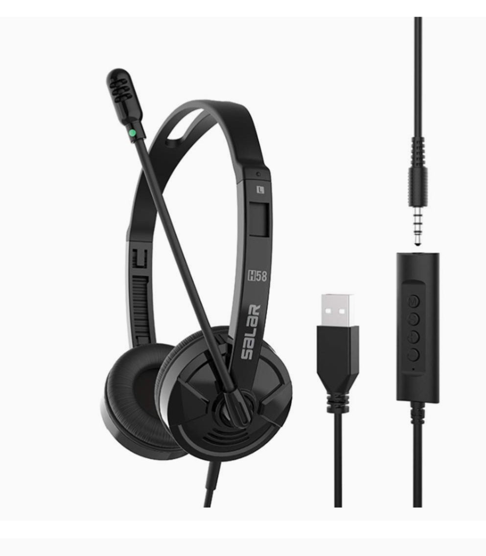 3.5mm USB Headset with Microphone